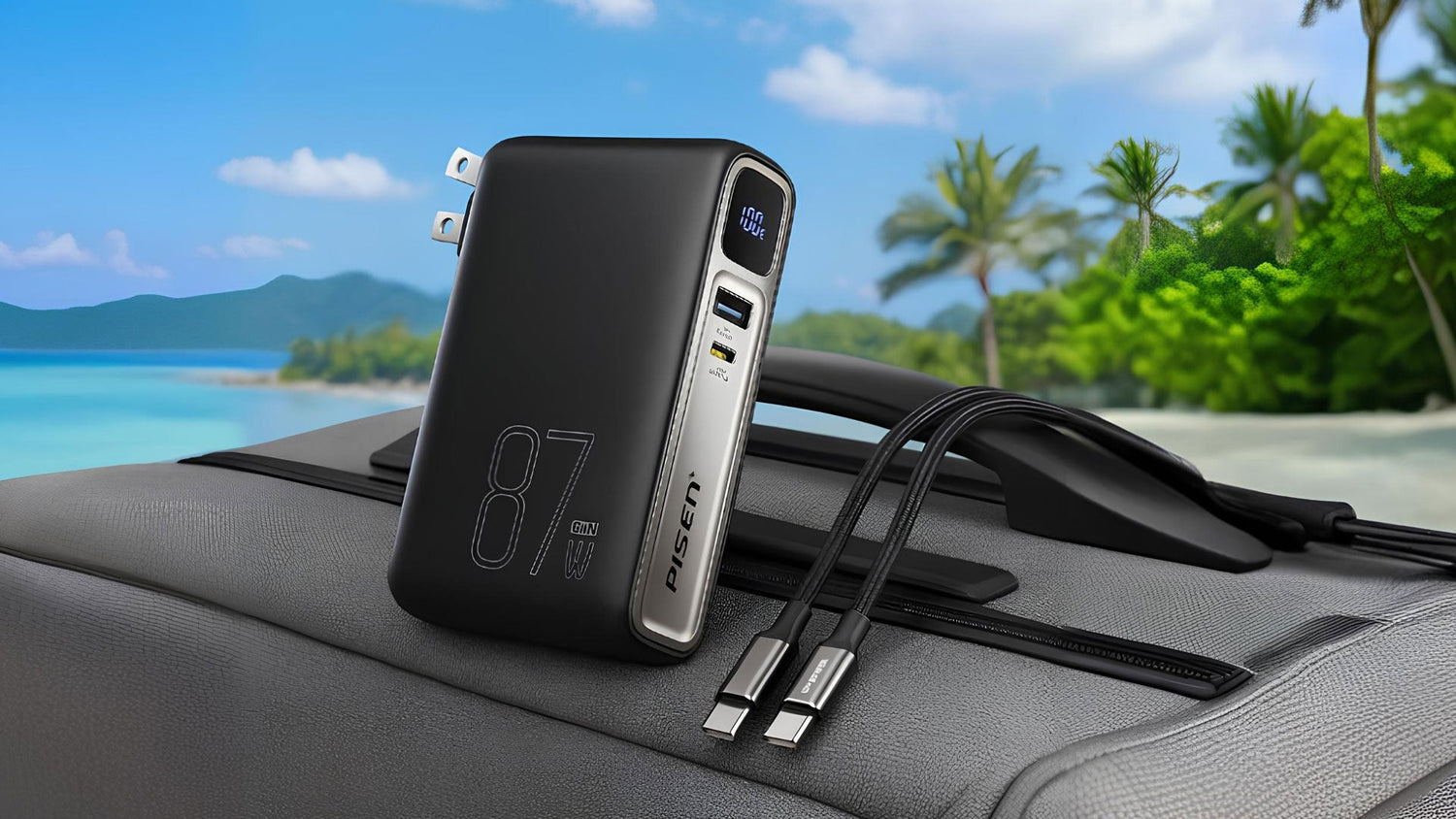 Hybrid Wall Charger 22.5W + Power Bank 10000mAh 87W