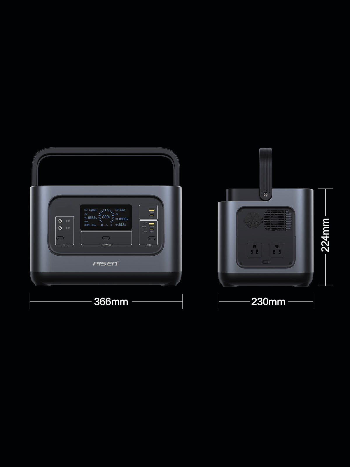 Pisen 1000W Portable Power Station