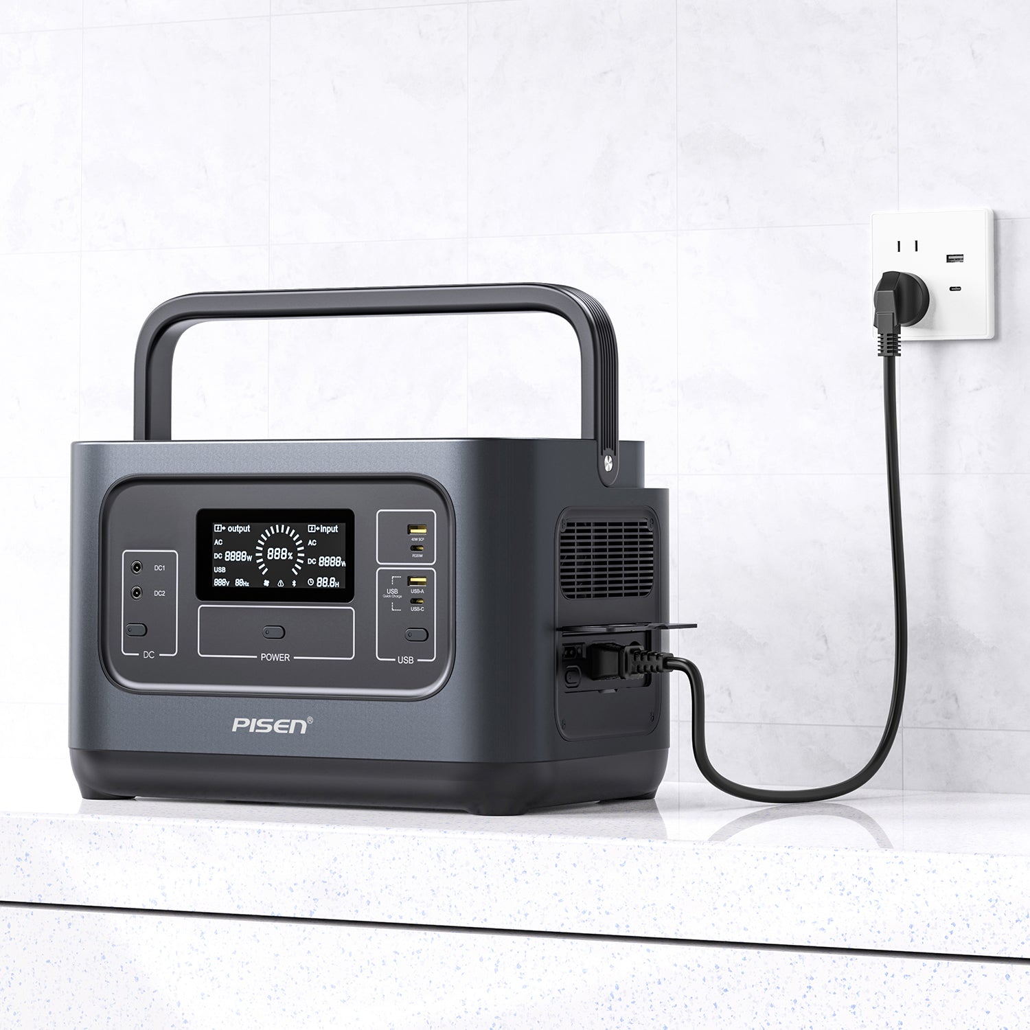 PISEN Portable Super Fast Charging Outdoor Power Station - 1000W | 1008Wh