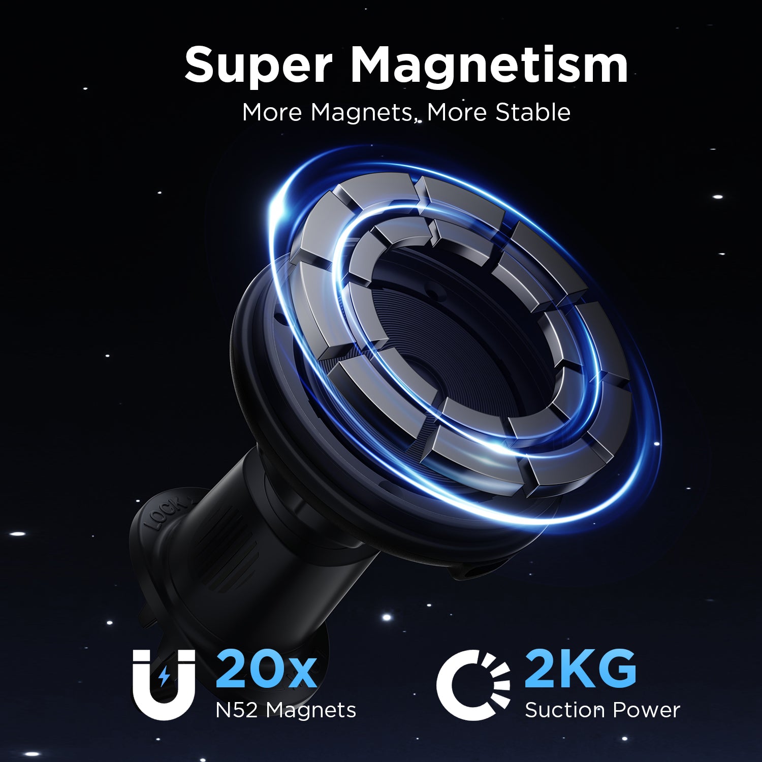 Super MagnetismMore Magnets, More Stable