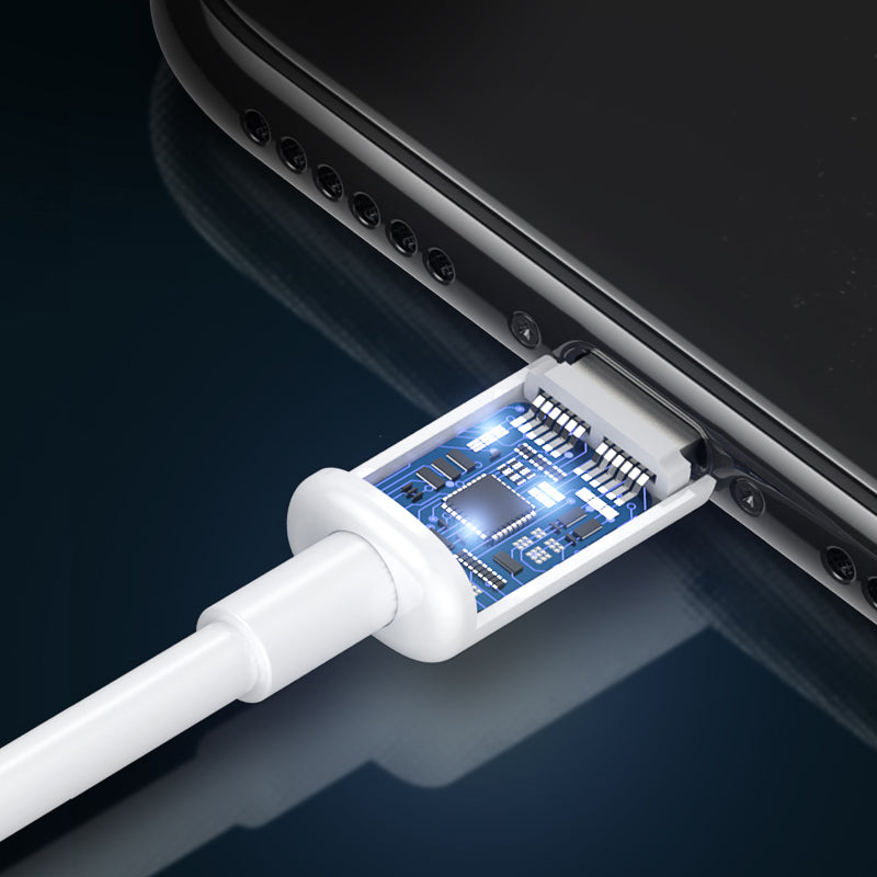 PISEN Mr White USB-A to Lightning Cable 1000mm (White) AL05-1000