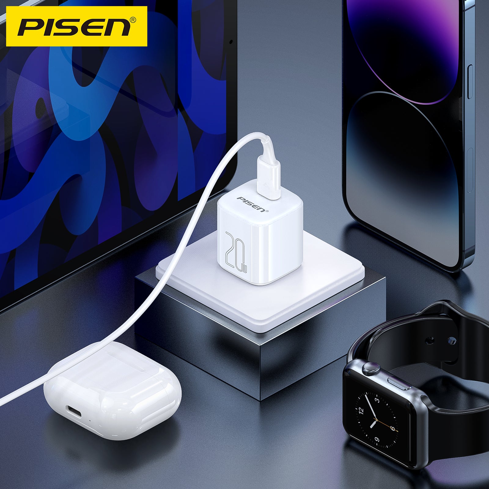 PISEN Mr White PD20W Quick Charger (US)