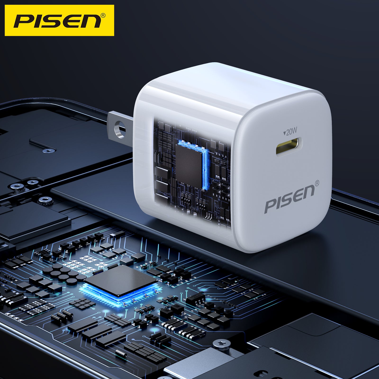 PISEN Mr White PD20W Quick Charger (US)