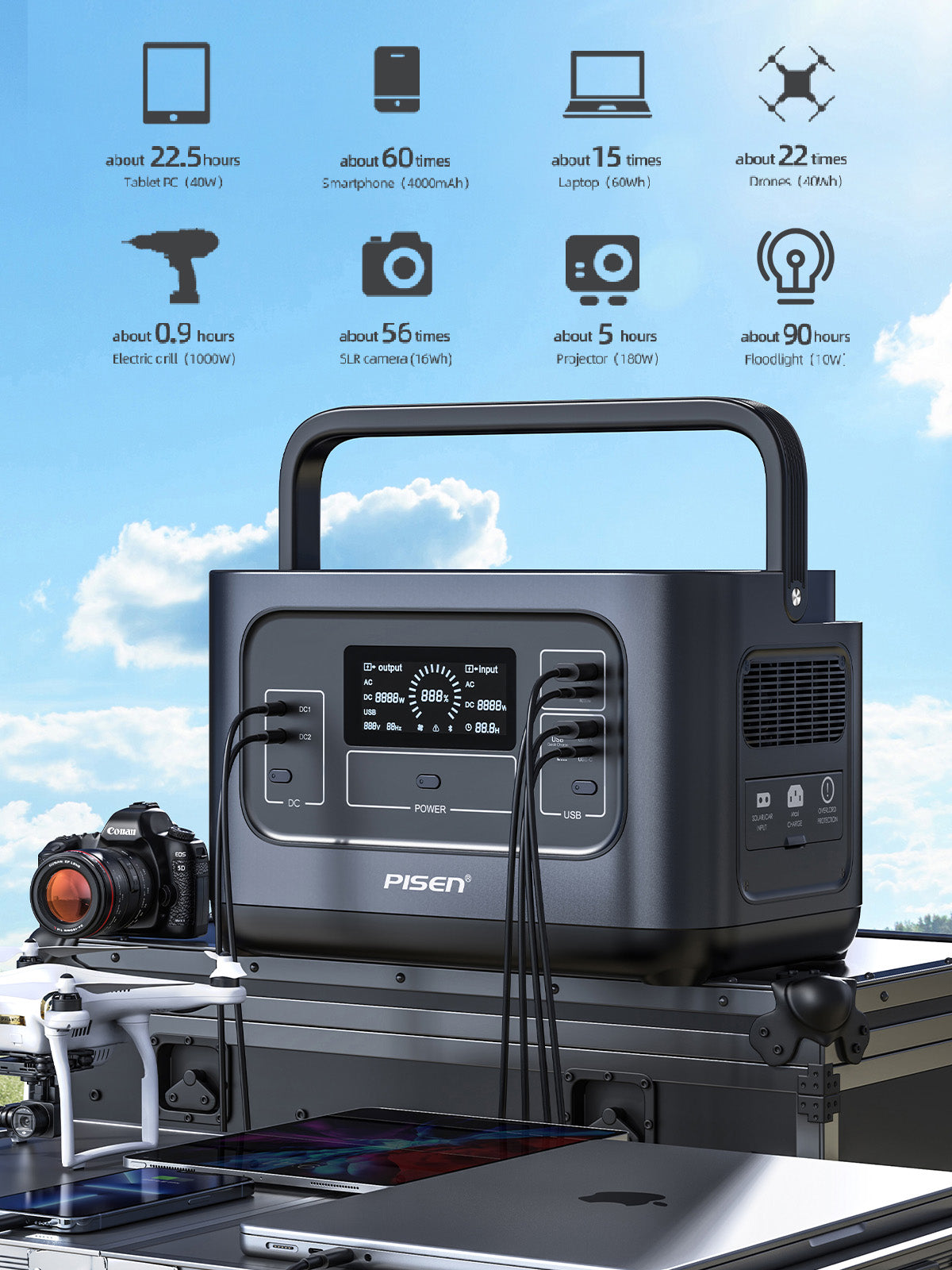Light Up & Power Up-for Ultimate Convenience