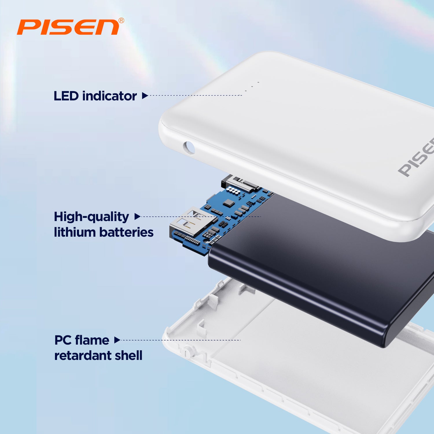 Mr. White Mini Power Bank 5000mAh TP-D34
