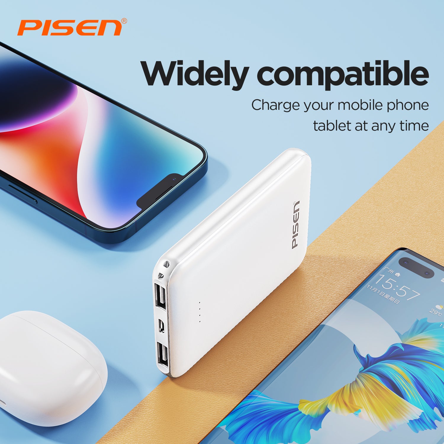 Mr. White Mini Power Bank 5000mAh TP-D34
