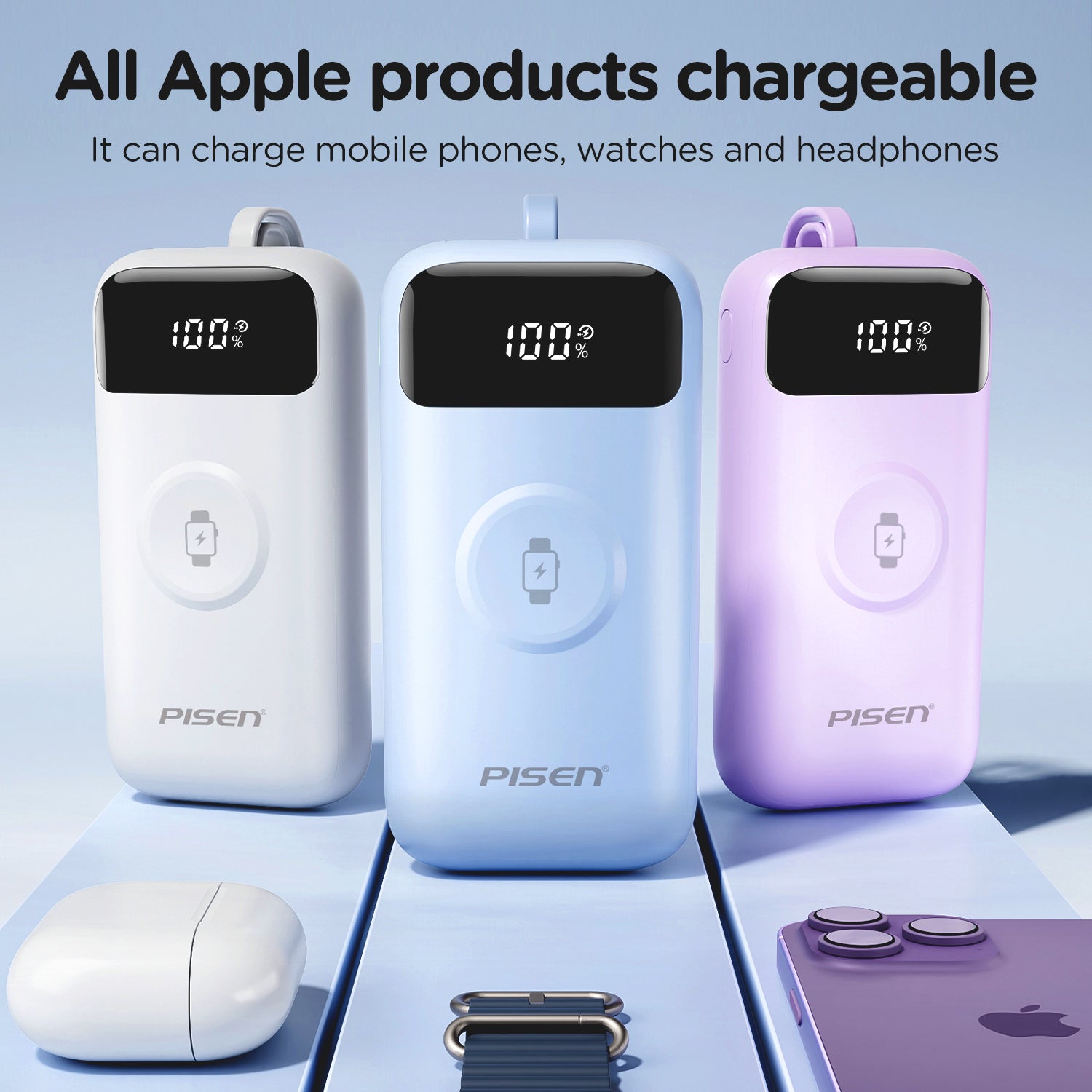 Power Flex 3-in-1 Fast Charging 10000mAh Power Bank