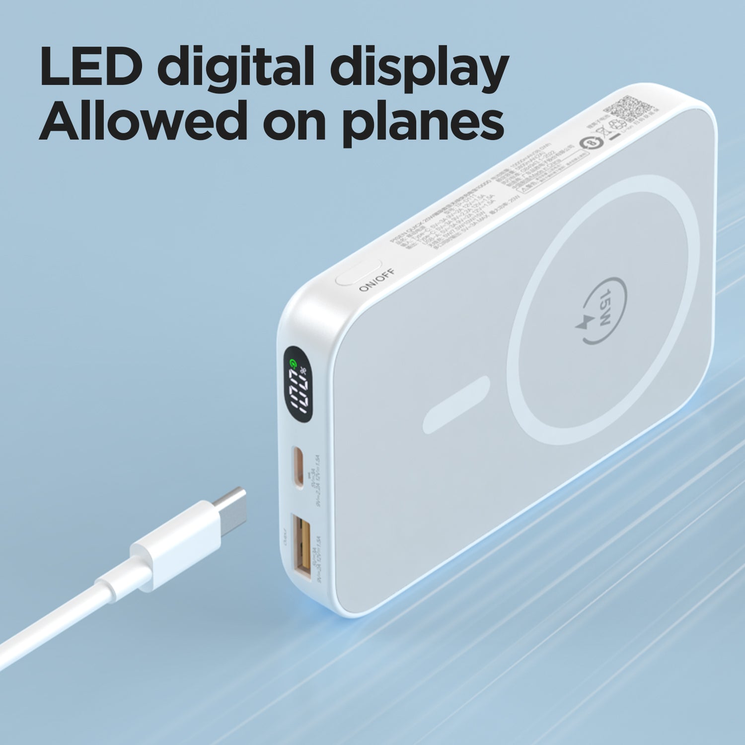 PISEN Quick-PowerMag Magnetic 20W 10000mAh Power Bank TP-D111