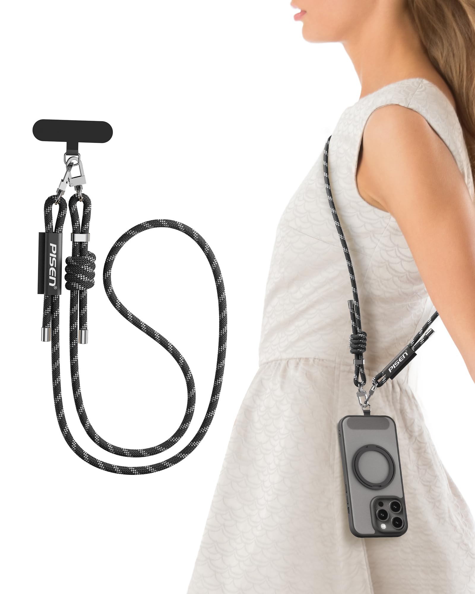 PISEN Cell Phone Lanyard Crossbody