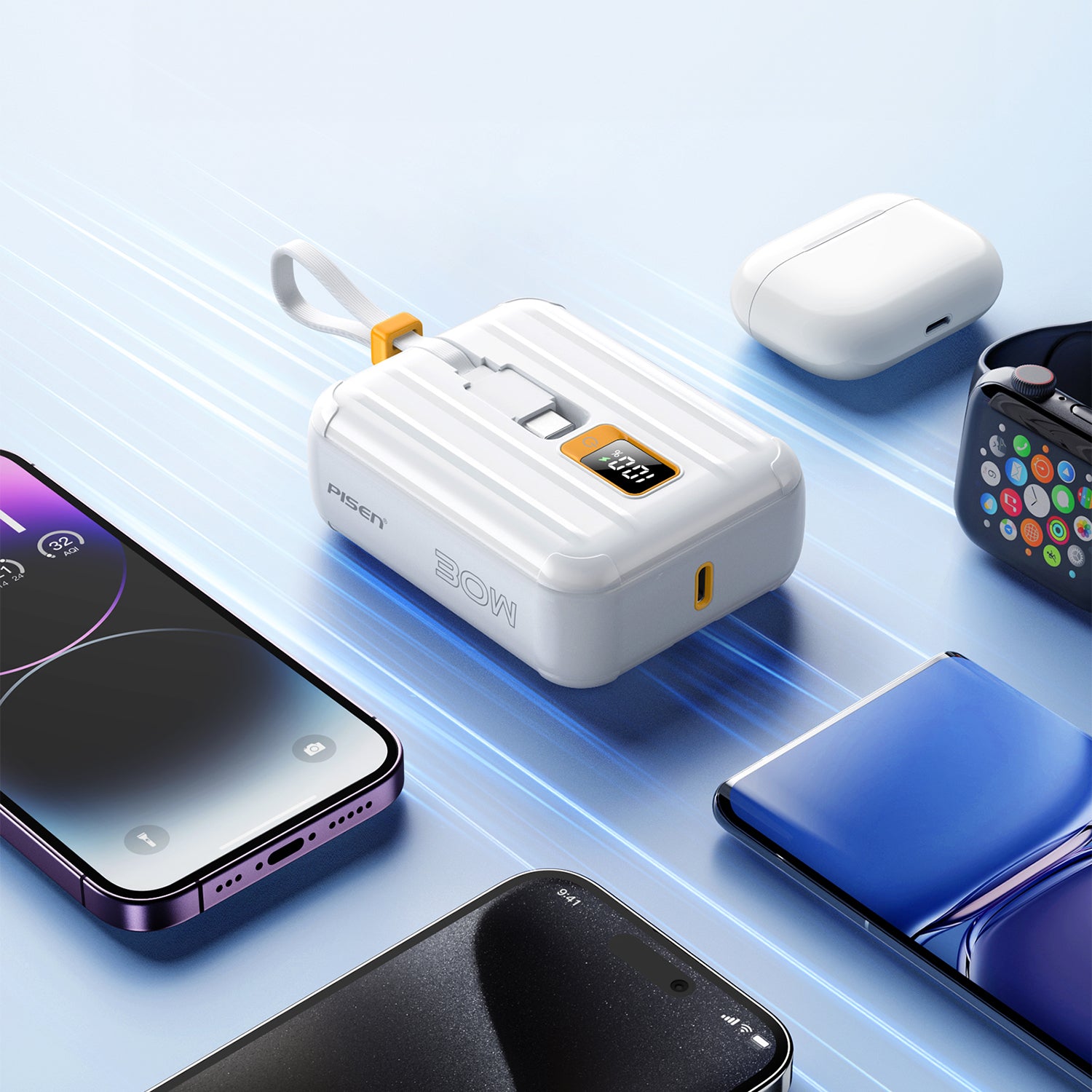 PISEN Power Tiny 30W 10000mAh Power Bank