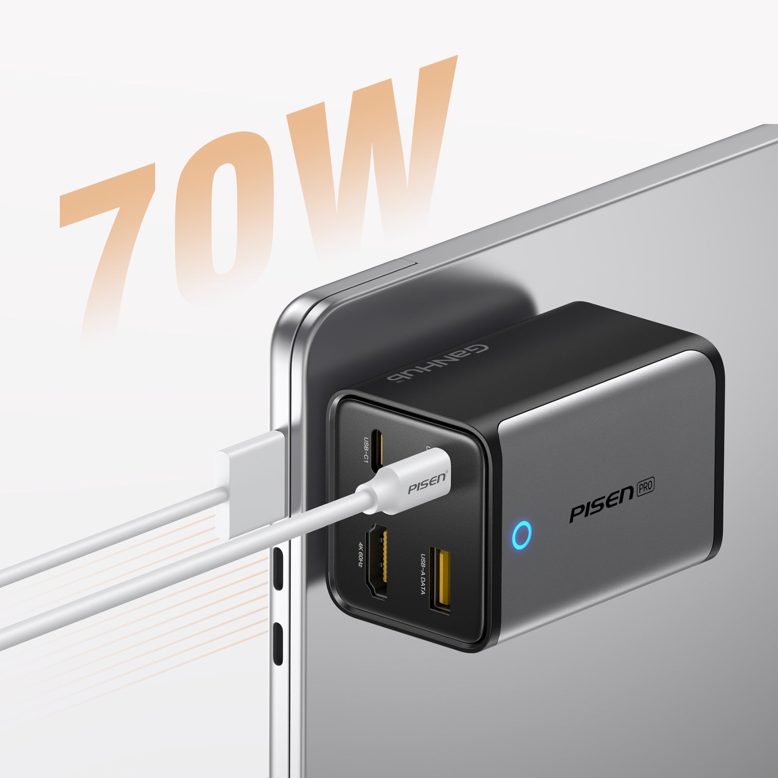 GaN Hub 70W Desk Charge Dock