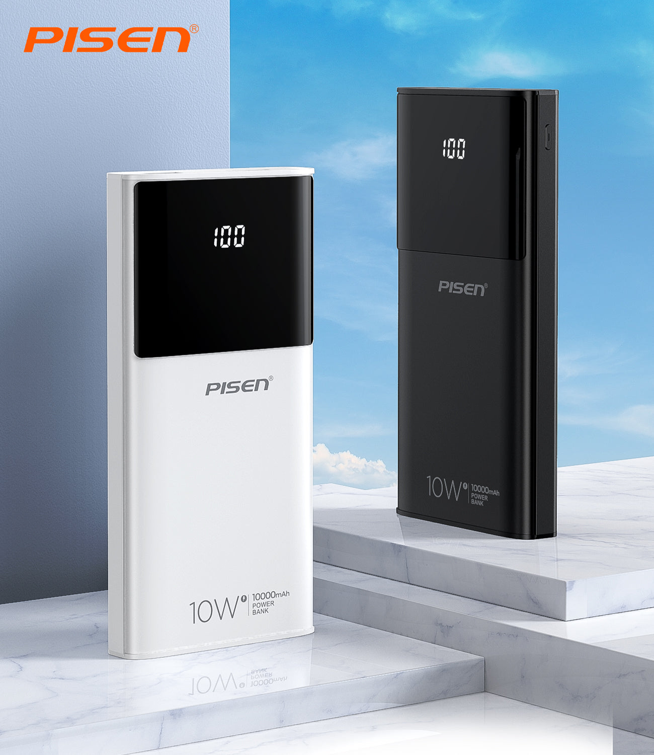 PSIEN 10000mAh LED Power Bank 