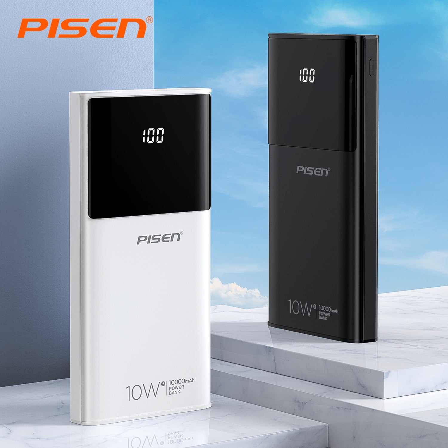 Mr. White Digital Display Power Bank 10000mAh TP-D33