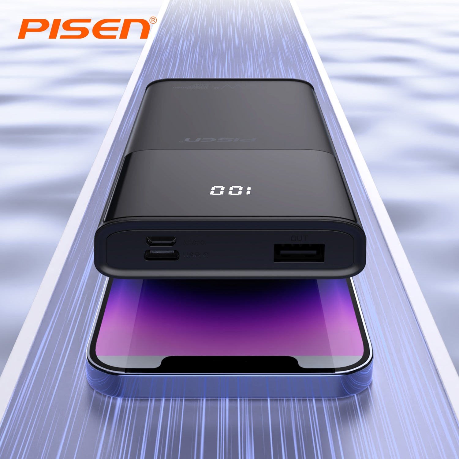 Mr. White Digital Display Power Bank 10000mAh TP-D33