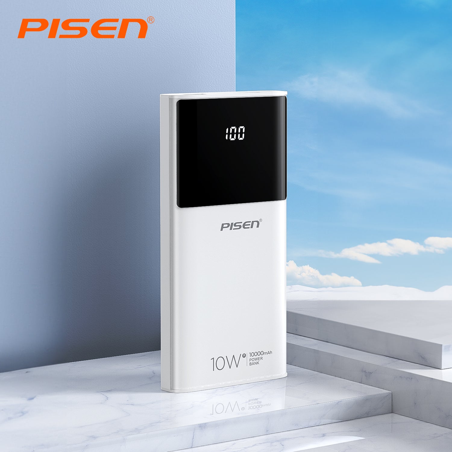 Mr. White Digital Display Power Bank 10000mAh TP-D33