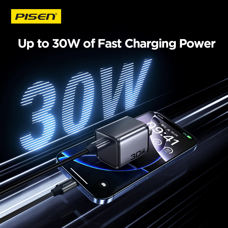 PISEN BOLT Lite 30W 1-Port GaN Fast Charger(US) TP-C62