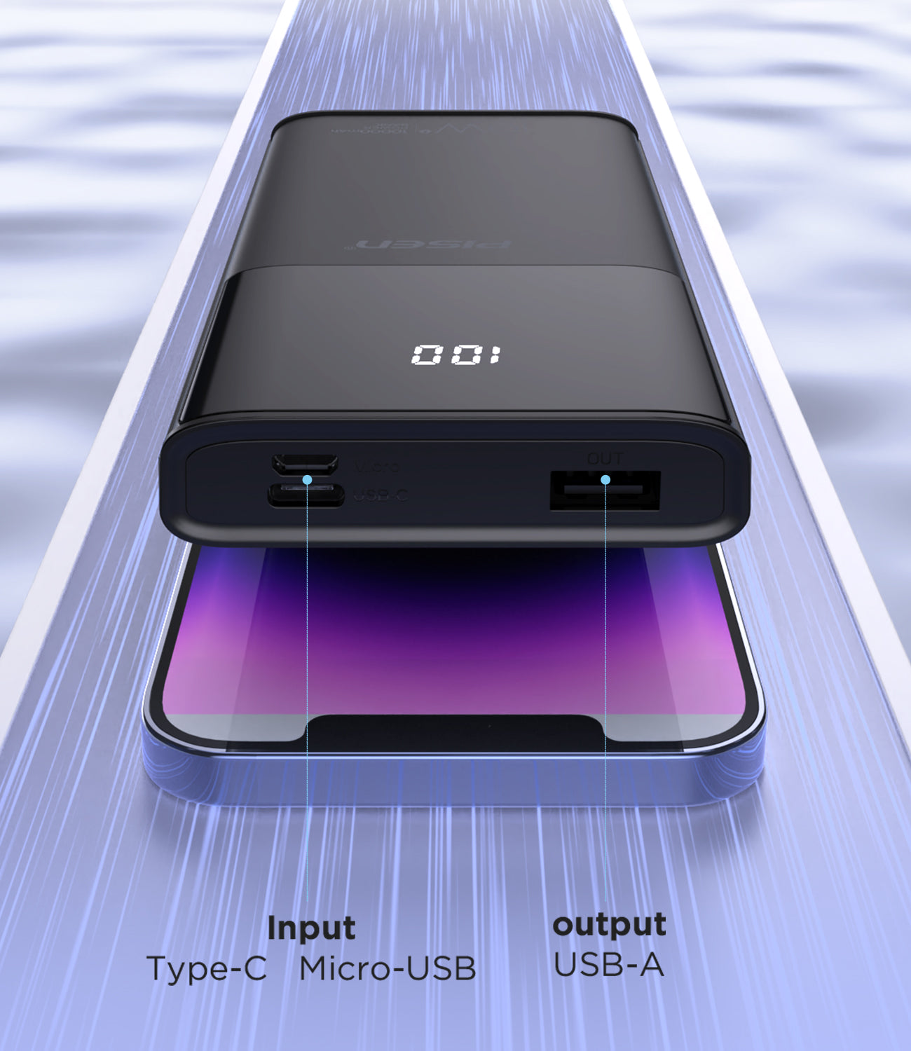 InputType-C Micro-USB
outputUSB-A
