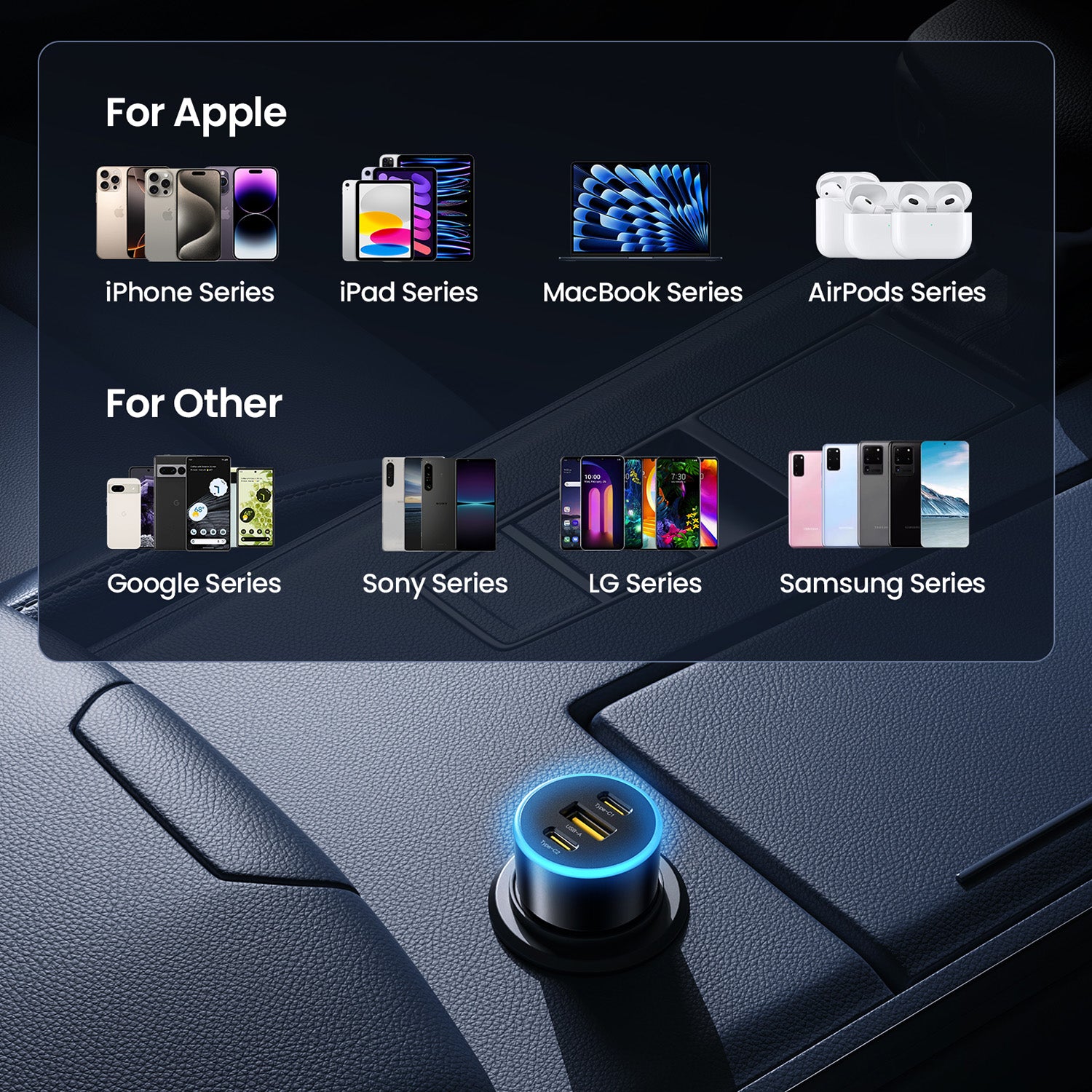 60W USB-C Car Charger