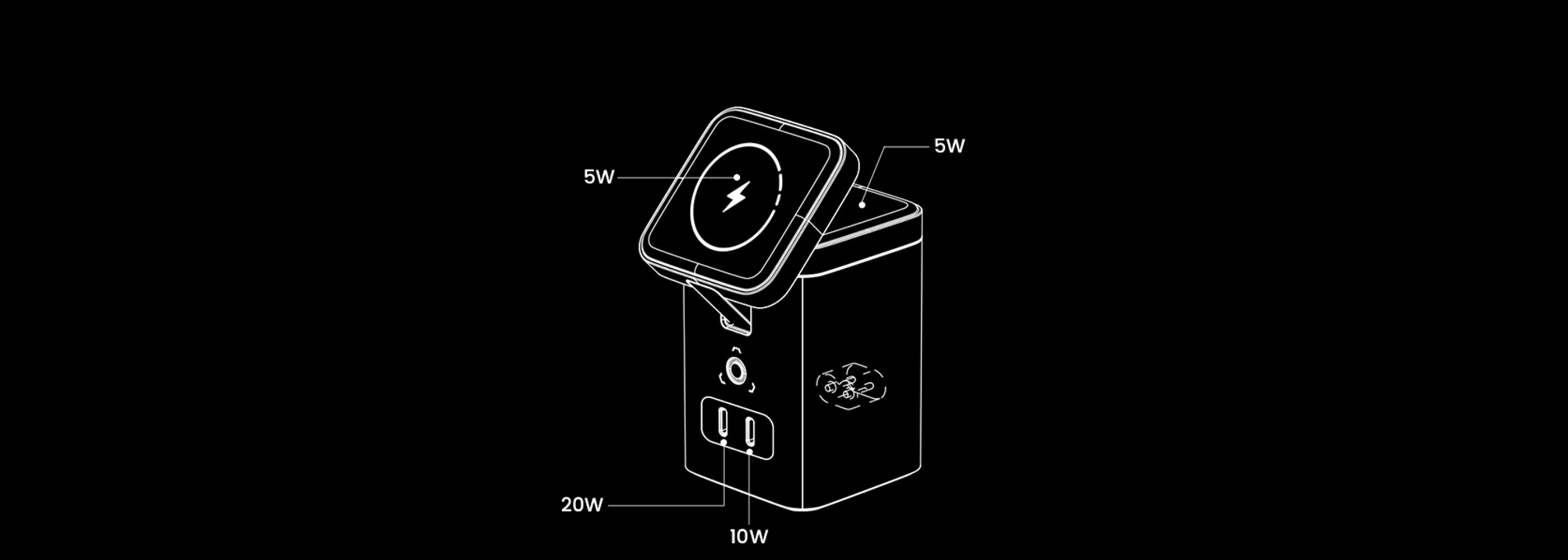45W GaN Desktop Charging Station