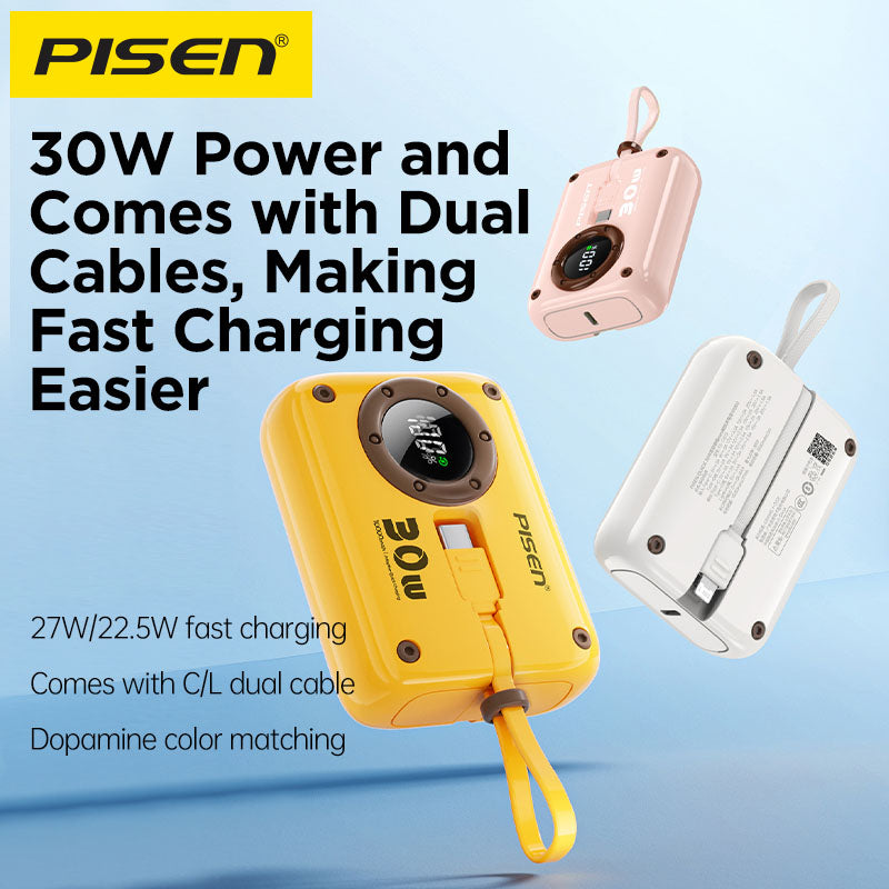 PISEN Powerpix 30W mini 10000mAh Power Bank TS-D373
