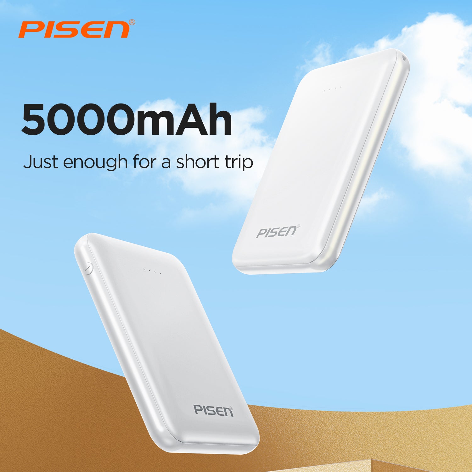 Mr. White Mini Power Bank 5000mAh TP-D34