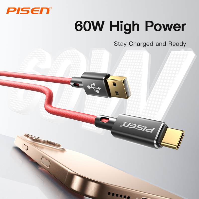 PISEN Platinum USB-A to USB-C Cable AC07-1000