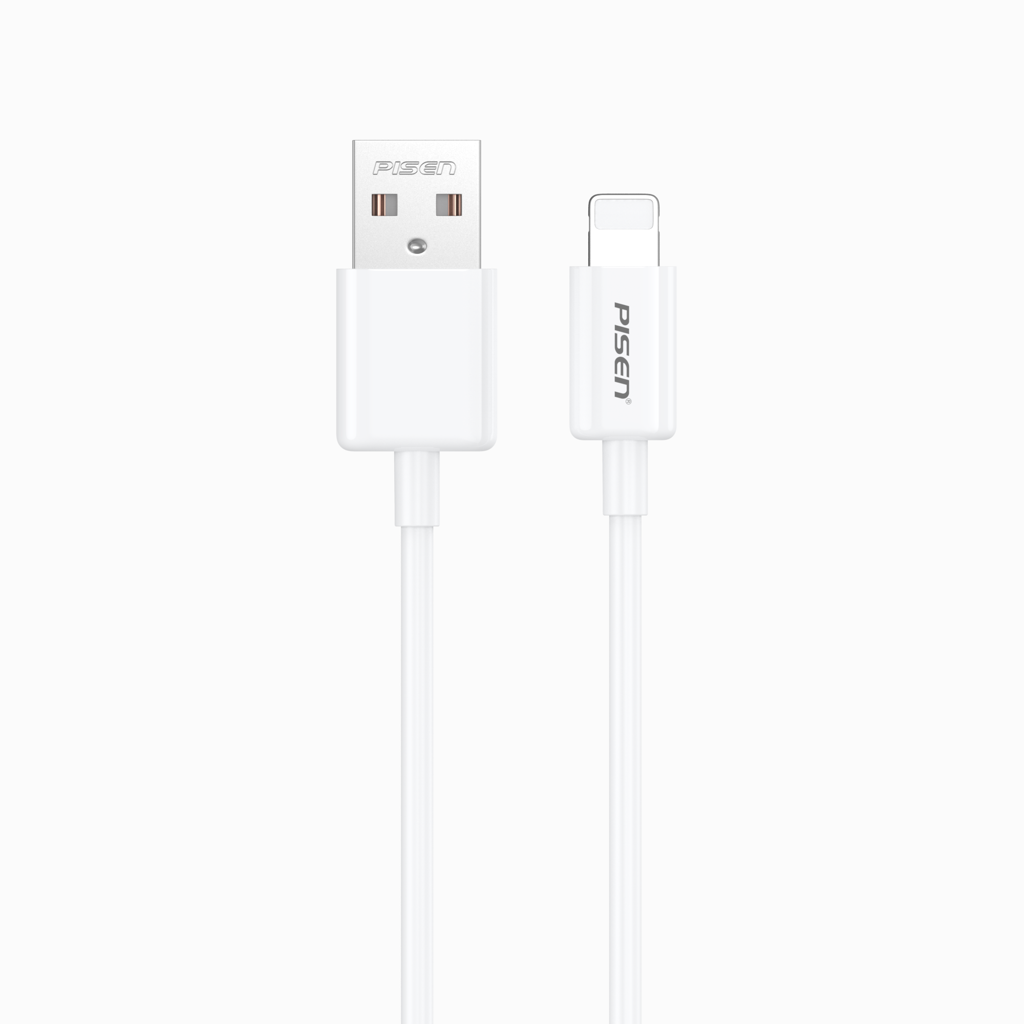 PISEN Mr White USB-A to Lightning Cable 1000mm (White) AL05-1000