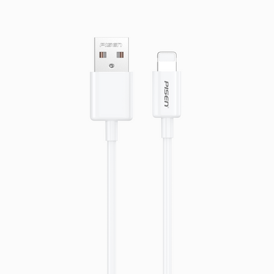 PISEN Mr White USB-A to Lightning Cable 1000mm (White) AL05-1000