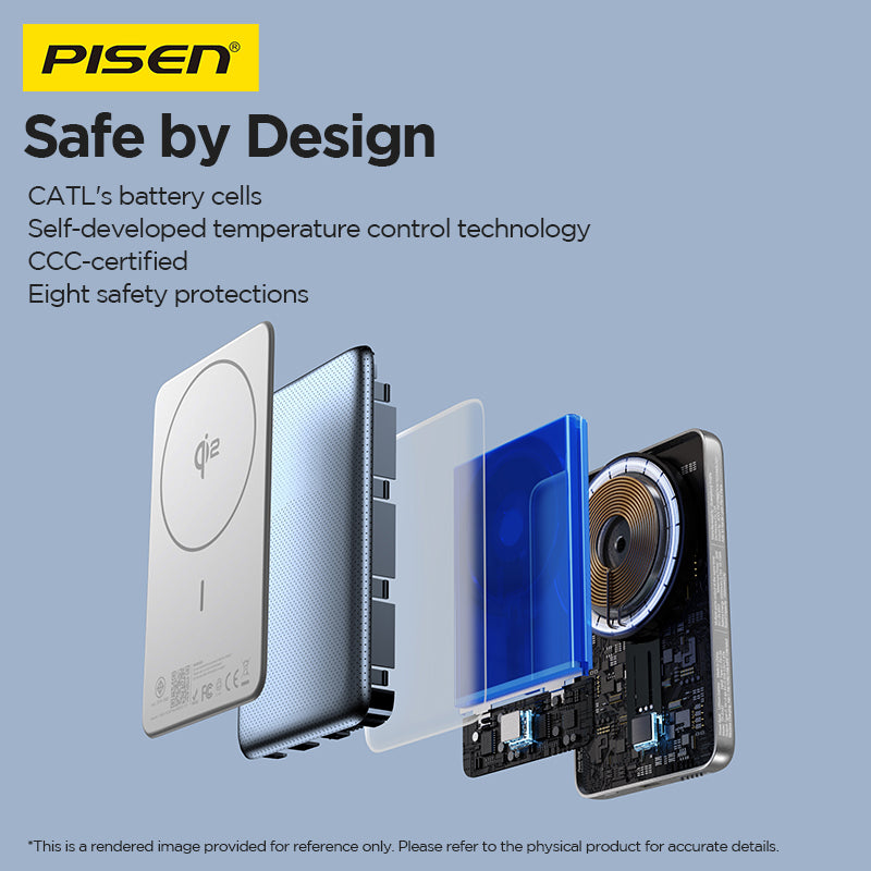 PISEN SleekVolt 20W Wireless Powerbank 5000mAh TP-D147