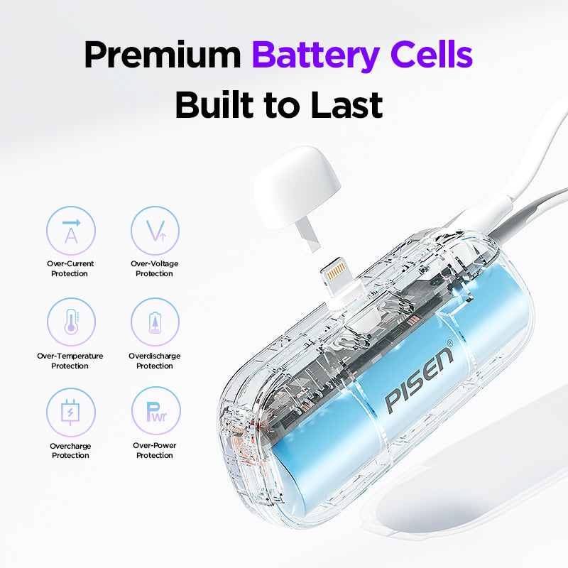 PISEN Tiny 15W Mini 5000mAh Power Bank TP-D180