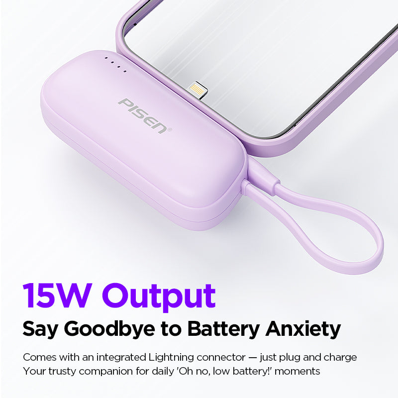 PISEN Tiny 15W Mini 5000mAh Power Bank TP-D180