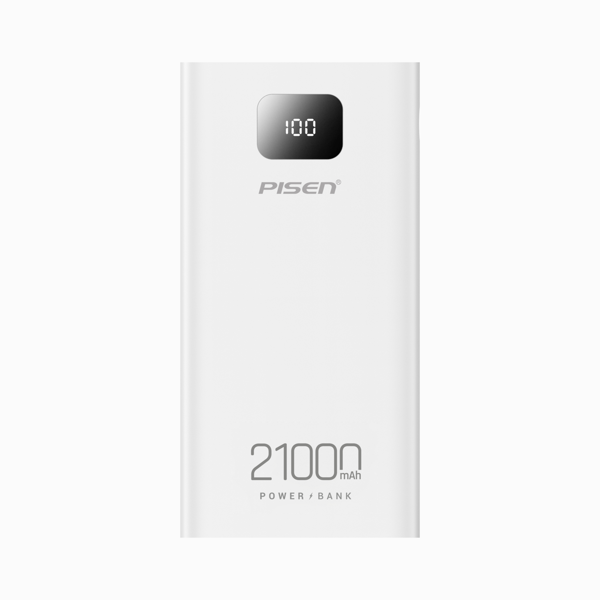 PISEN Mr White 21000mAh Digital Display Power Bank (White) TS-D294